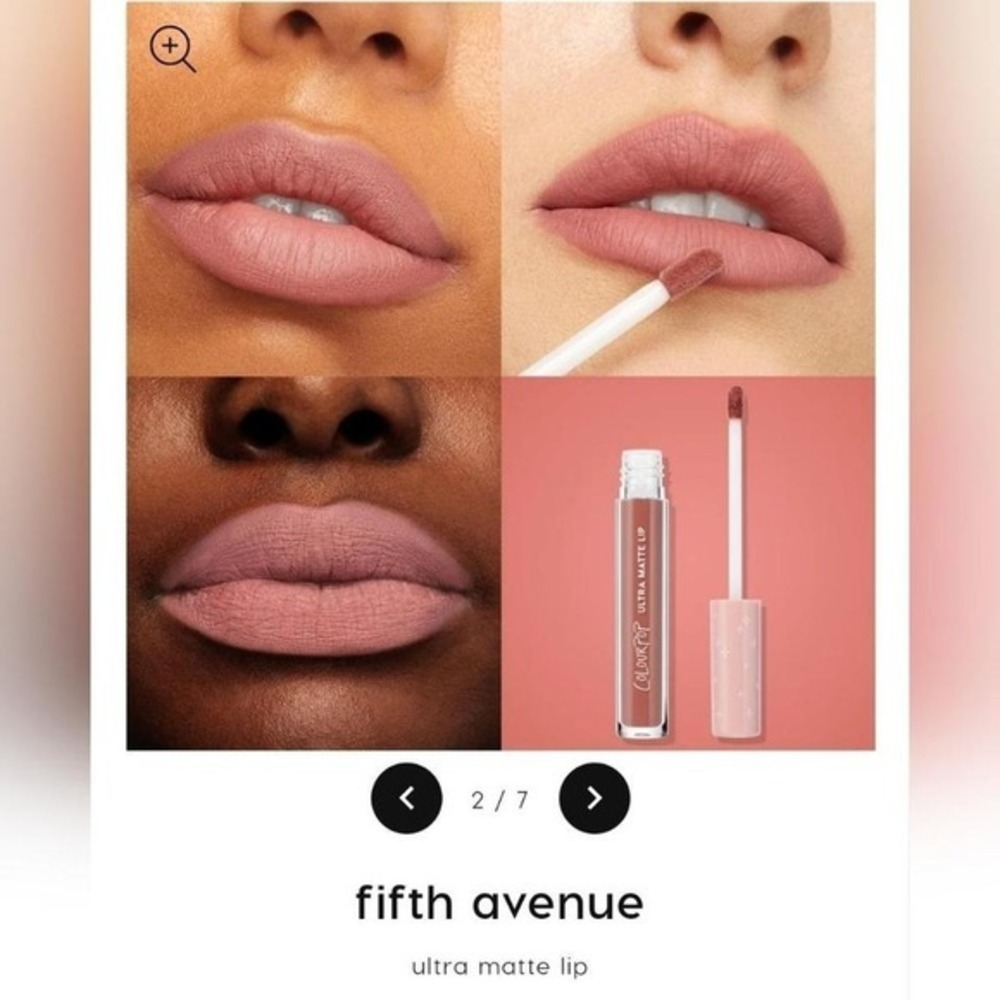 NEW Colourpop Ultra‎ Matte lip Fifth Ave